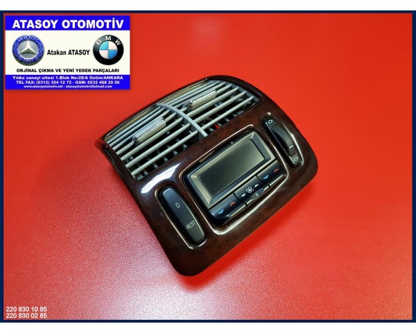 MERCEDES W220 ARKA KALORİFER KONTROL PANELİ 2208301285 2208301085 2208300285 A2208301285 A2208301085 A2208300285 - 220 830 12 85 - 220 830 10 85 - 220 830 02 85